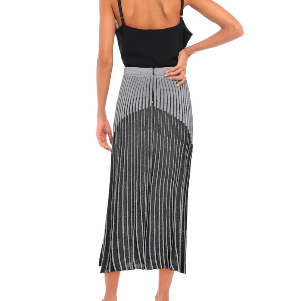 NEVER WORN Balmain Pleated Skirt Midi Size S - Picture 2 of 11